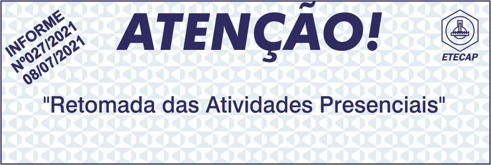 Read more about the article Informe 27 – Retomada das atividades presenciais
